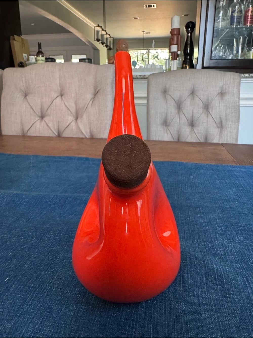 Vintage Sur La Table Orange Oil/Vinegar Dispenser Italy